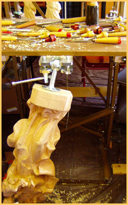 Little House Woodcarving Eli Vise